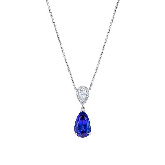 Burlington Tanzanite and Diamond Pendant 