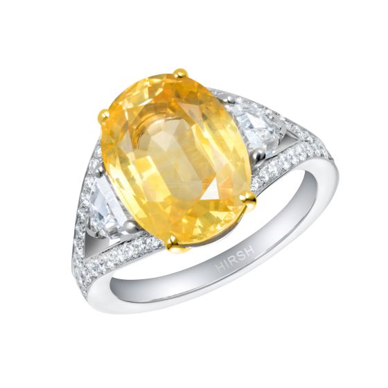 Majestic Yellow Sapphire Ring
