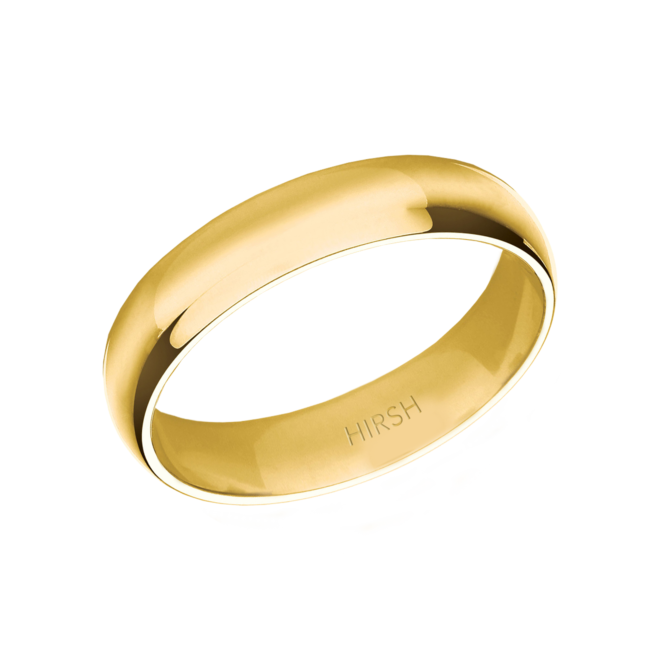 Yellow Gold Wedding Band 5mm 